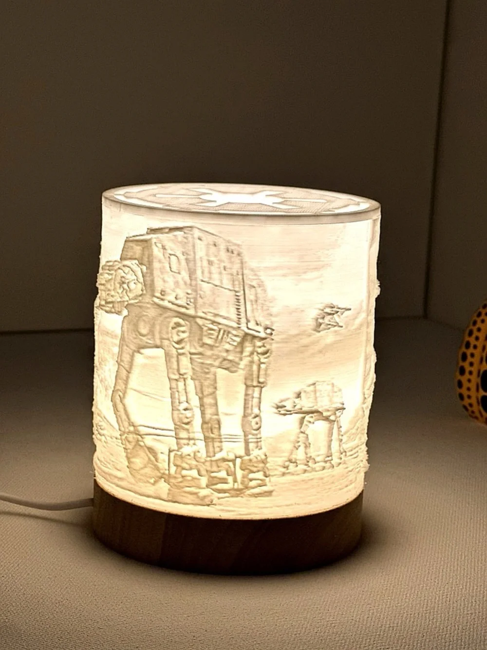 Star Wars Night Light Lamp Table 3D AT-AT Star Bedroom Living Room decor